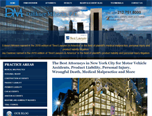 Tablet Screenshot of danknermilstein.com